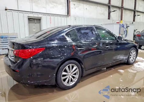 2015 Infinity Q50 Base из США, поврежденный, VIN JN1BV7AR8FM417810